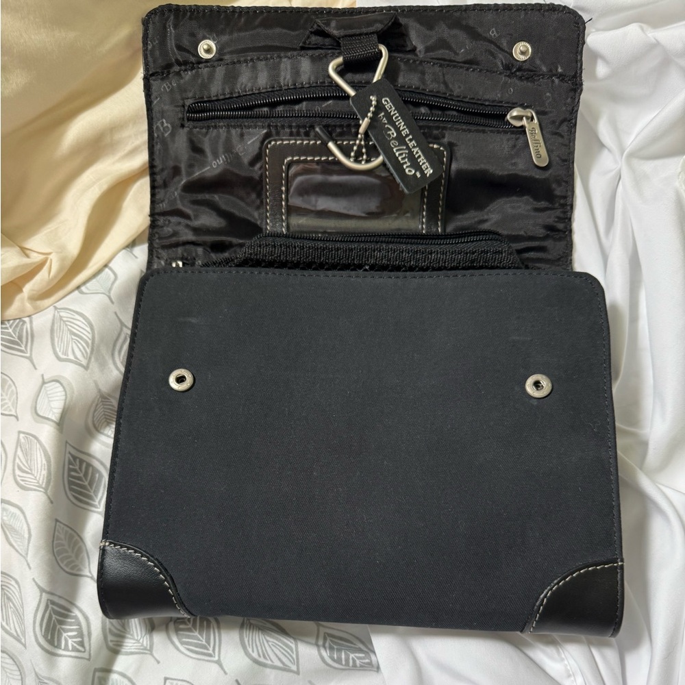 Bellino leather and canvas travel bag - Picture 2 of 11